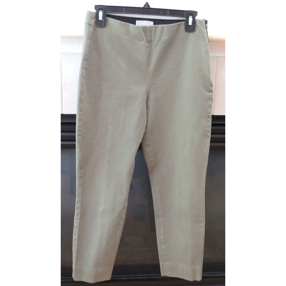 Everlane Women's The Work Pants Olive Green  *SM/Med*(read) EUC - Picture 3 of 10